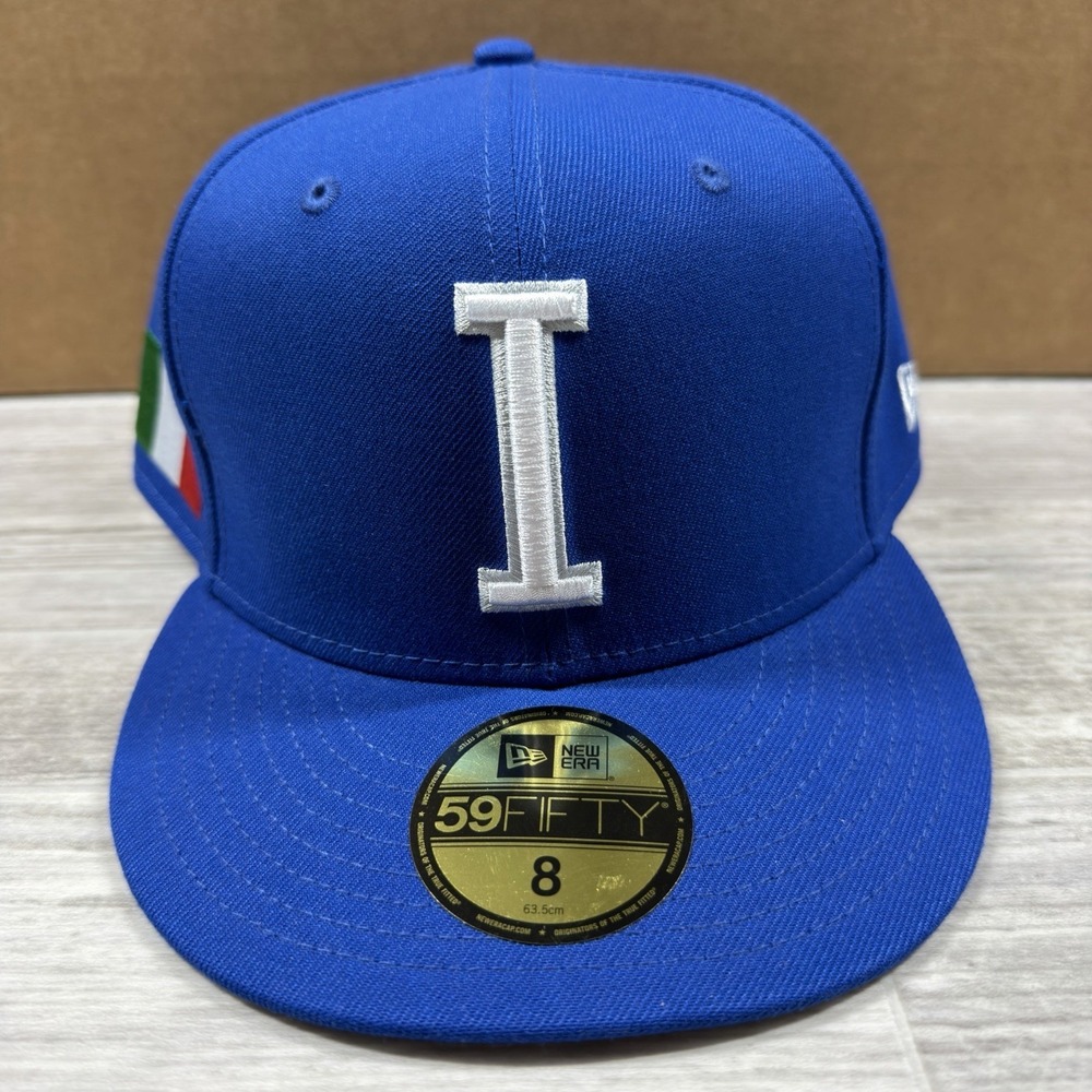 Men's New Era Italy Baseball 2026 World Baseball Classic 59FIFTY Fitted Size 8